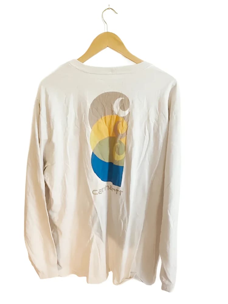 #10 Carhartt® L White Original Fit Vintage T-shirt - L