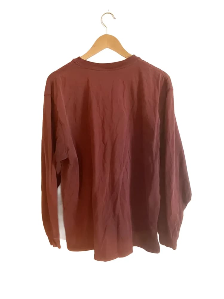 #11 Carhartt® L Burgundy Original Fit Henley Vintage Shirt - L
