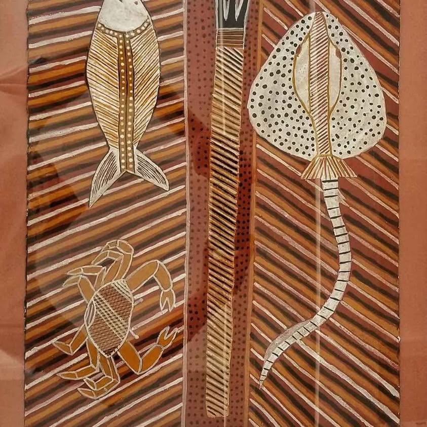 Genuine aboriginal art from Australia
