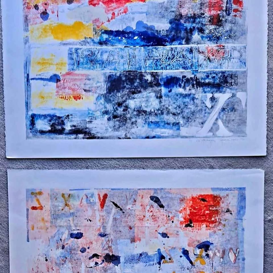 UNIQUE ABSTRACTS signed By C GREGORY GUMMERSALL