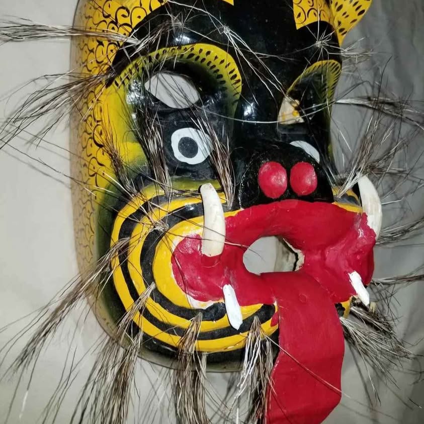 Old Traditional Mask from Olinala Guerrero Mexico