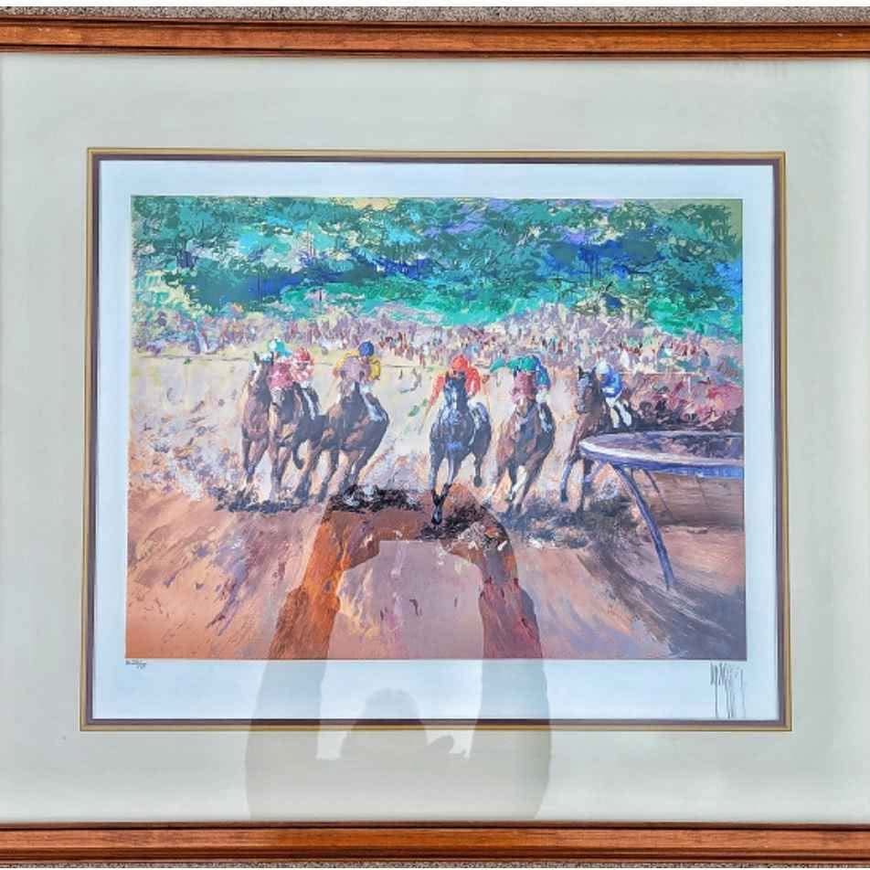 Mark King ‘Into the Stretch’, Original signed Serigraph