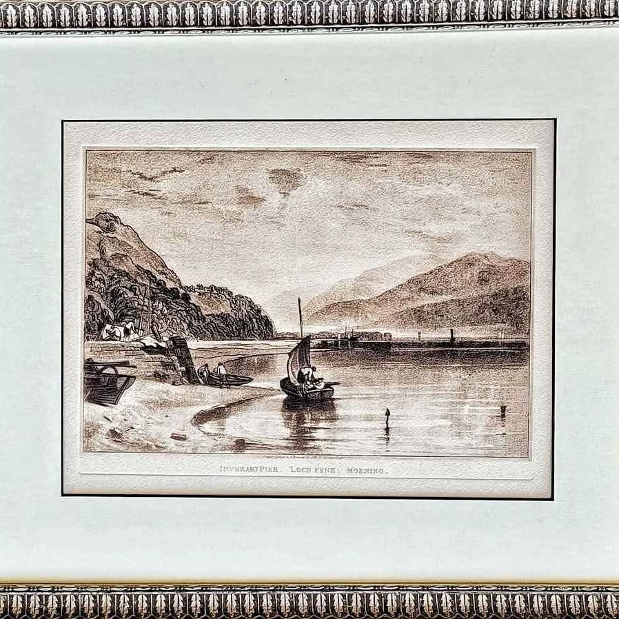 Inverary Pier, Loch Fyne, Morning (Liber Studiorum, part VII, plate 35)