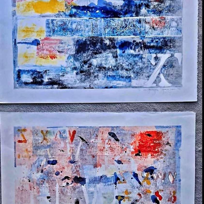 UNIQUE ABSTRACTS signed By C GREGORY GUMMERSALL