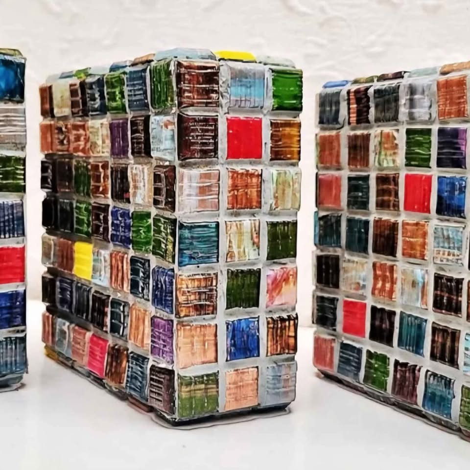 MID CENTURY, MULTICOLOR VENETIAN MOSAIC WALL/TABLE ART