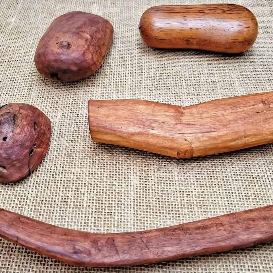 WOOD MILAGROS FROM AMAZONIA BRAZIL. Tribal healers. Exvotos.