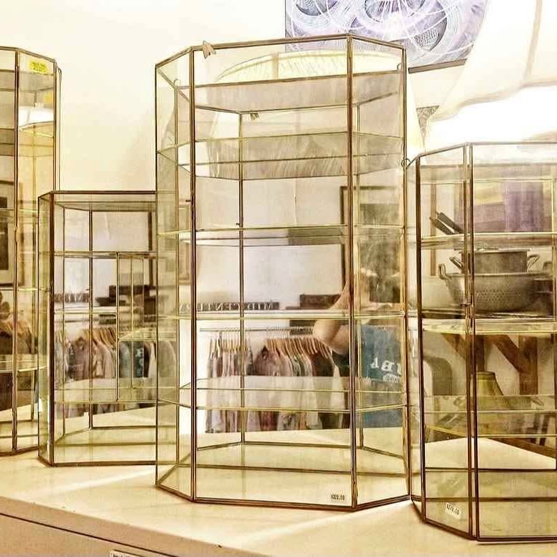 HAND MADE GLASS DISPLAY cases