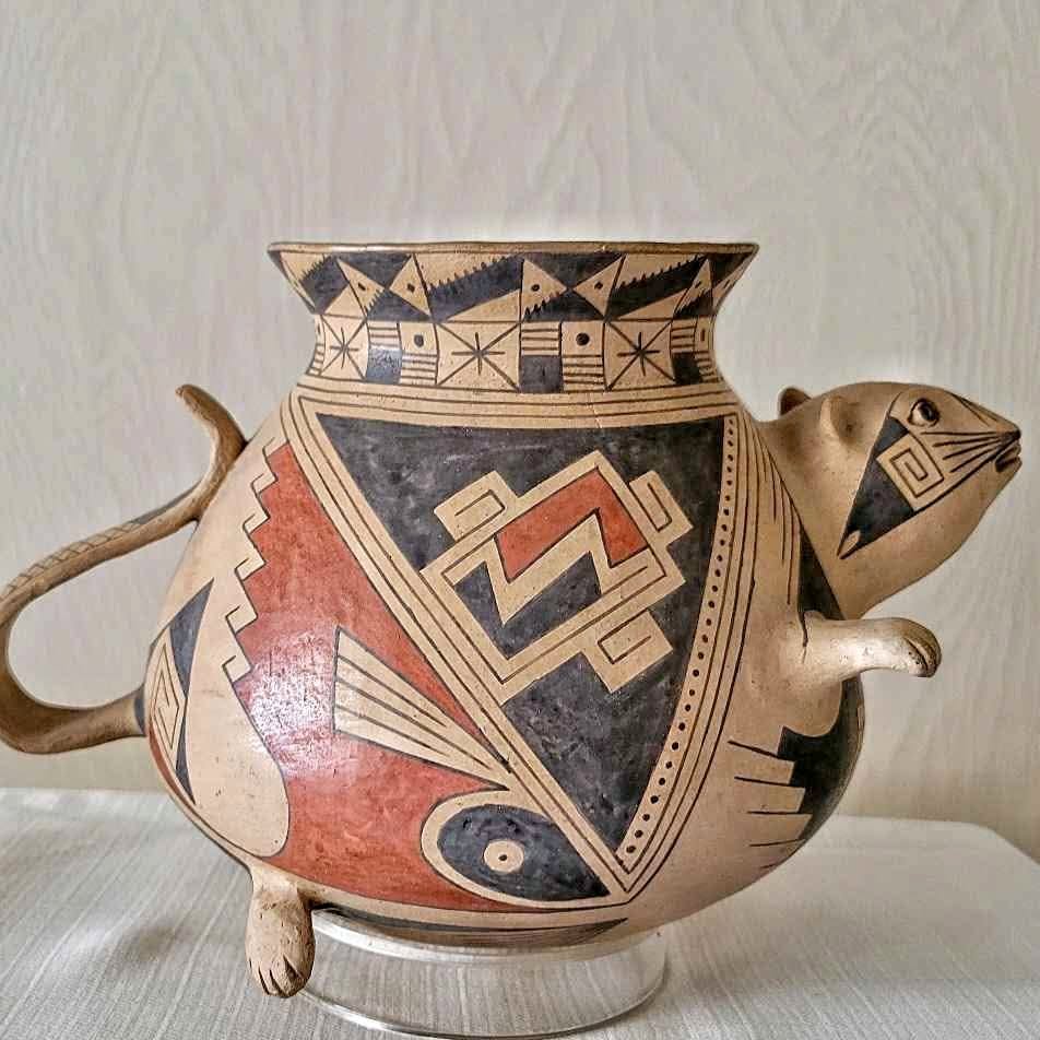 JUAN QUEZADA ANTROPOMORPHIC. Unique, rare, museum grade, signed mont conditions