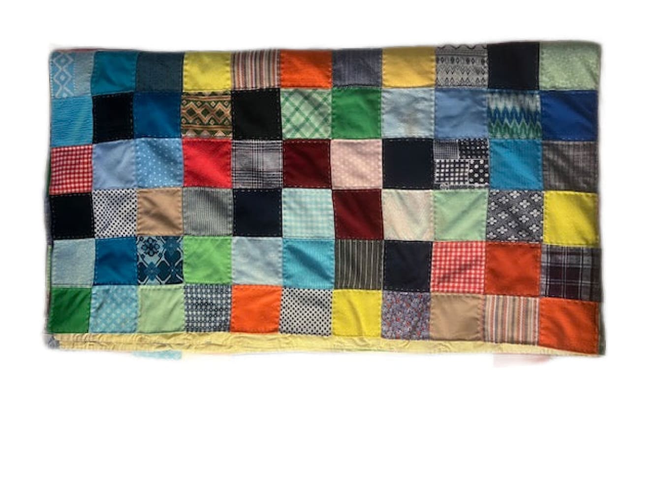 Colorful patchwork quilt