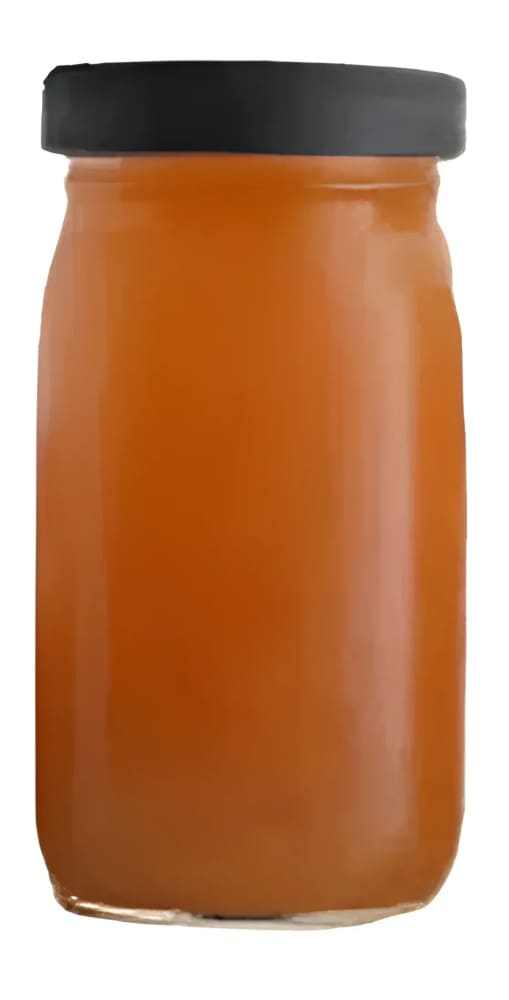 Jar of Apple Juice™ natural fabric dye with black lid