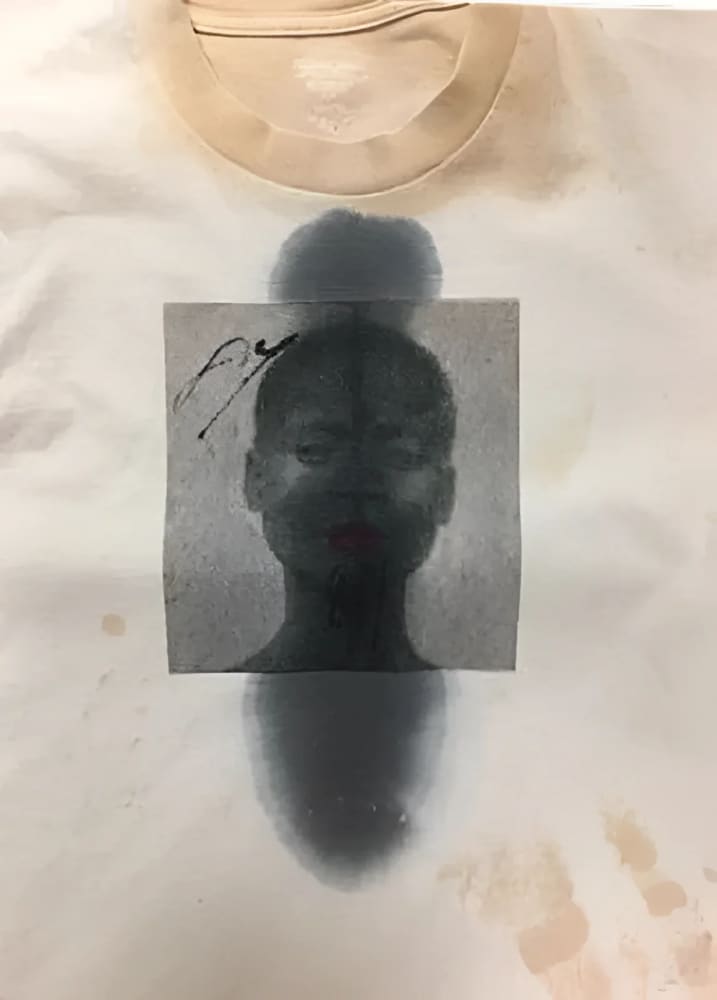T-shirt with a portrait.