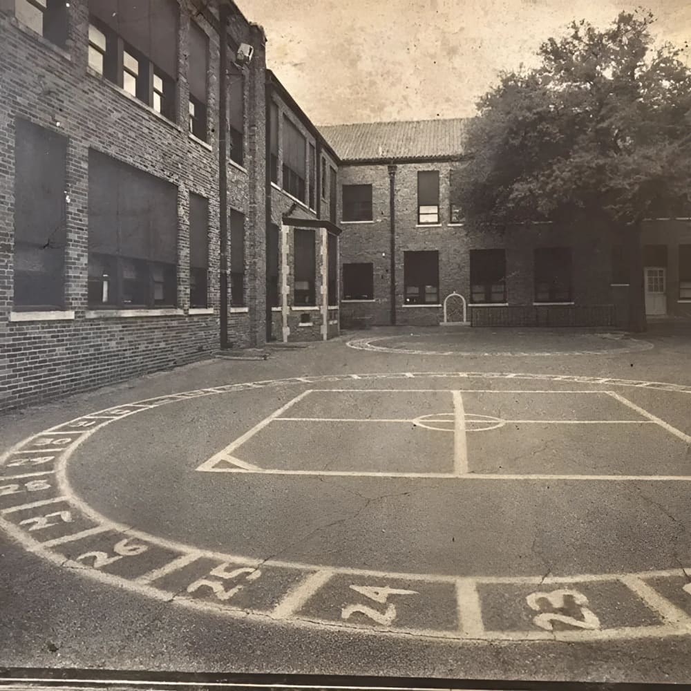 Vintage schoolyard game.