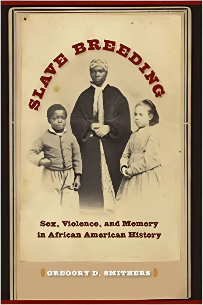 Book cover about slave breeding.