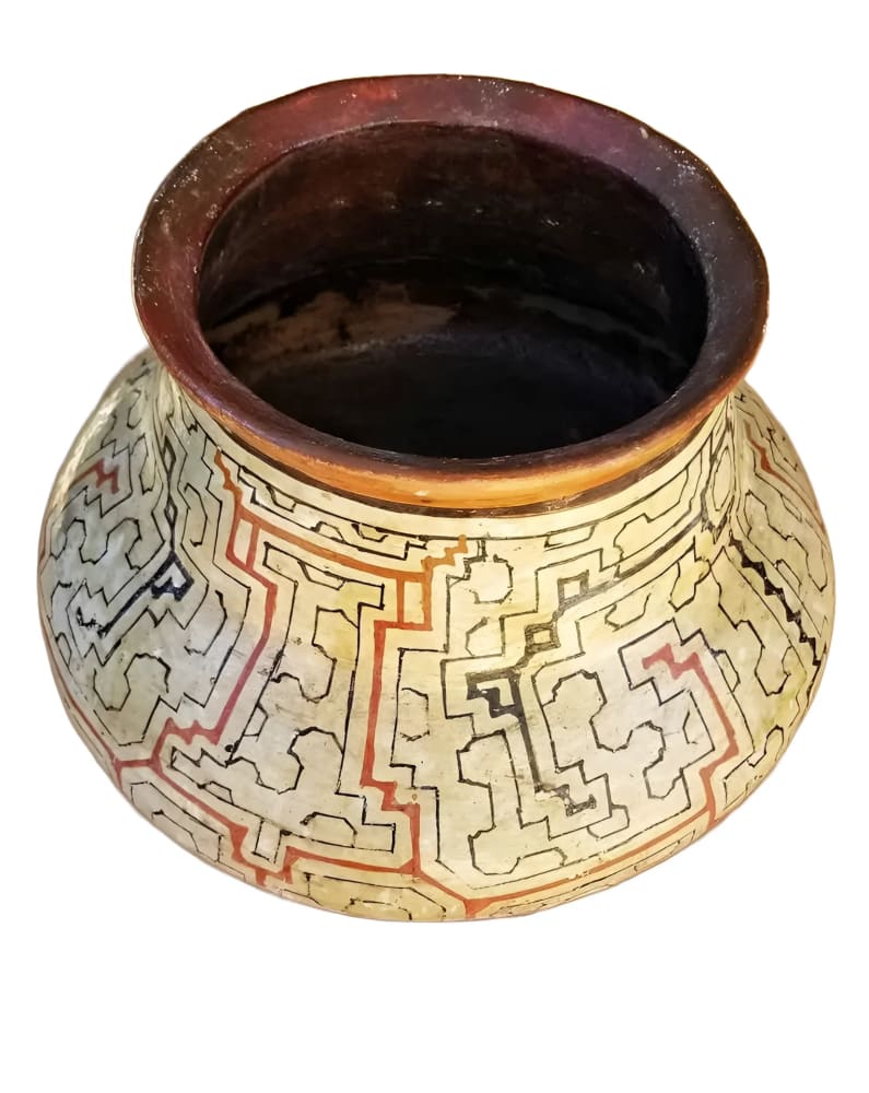 Shipibo Pottery Vase Early 20th Century SVD#3