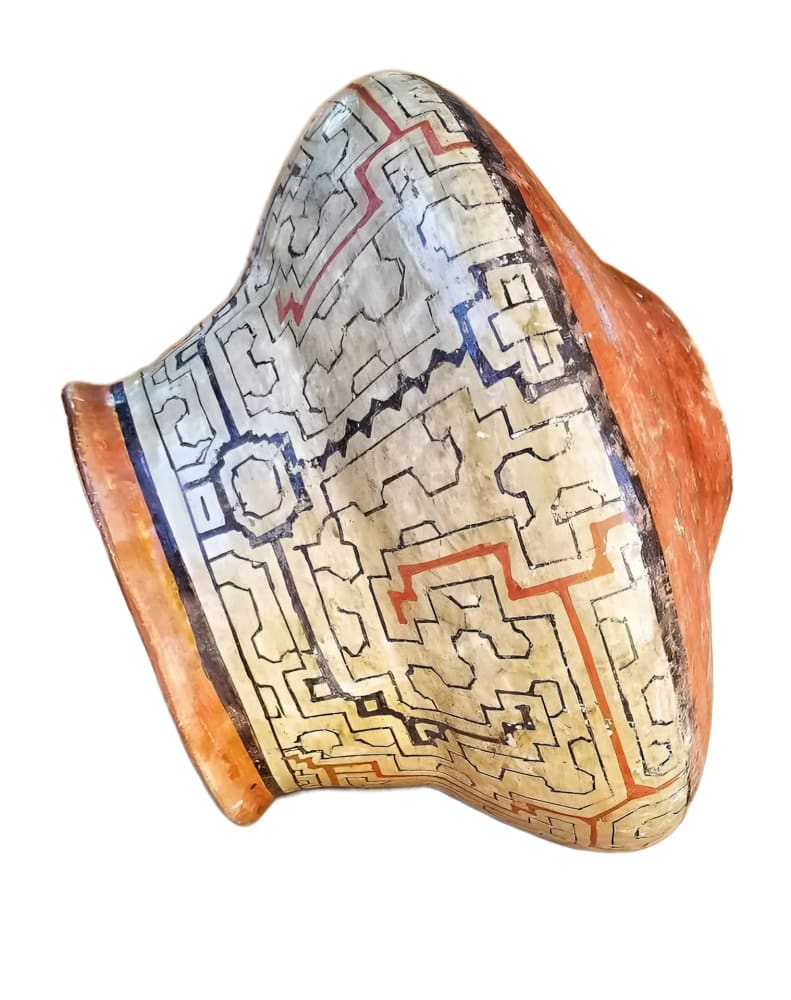 Shipibo Pottery Vase Early 20th Century SVD#3