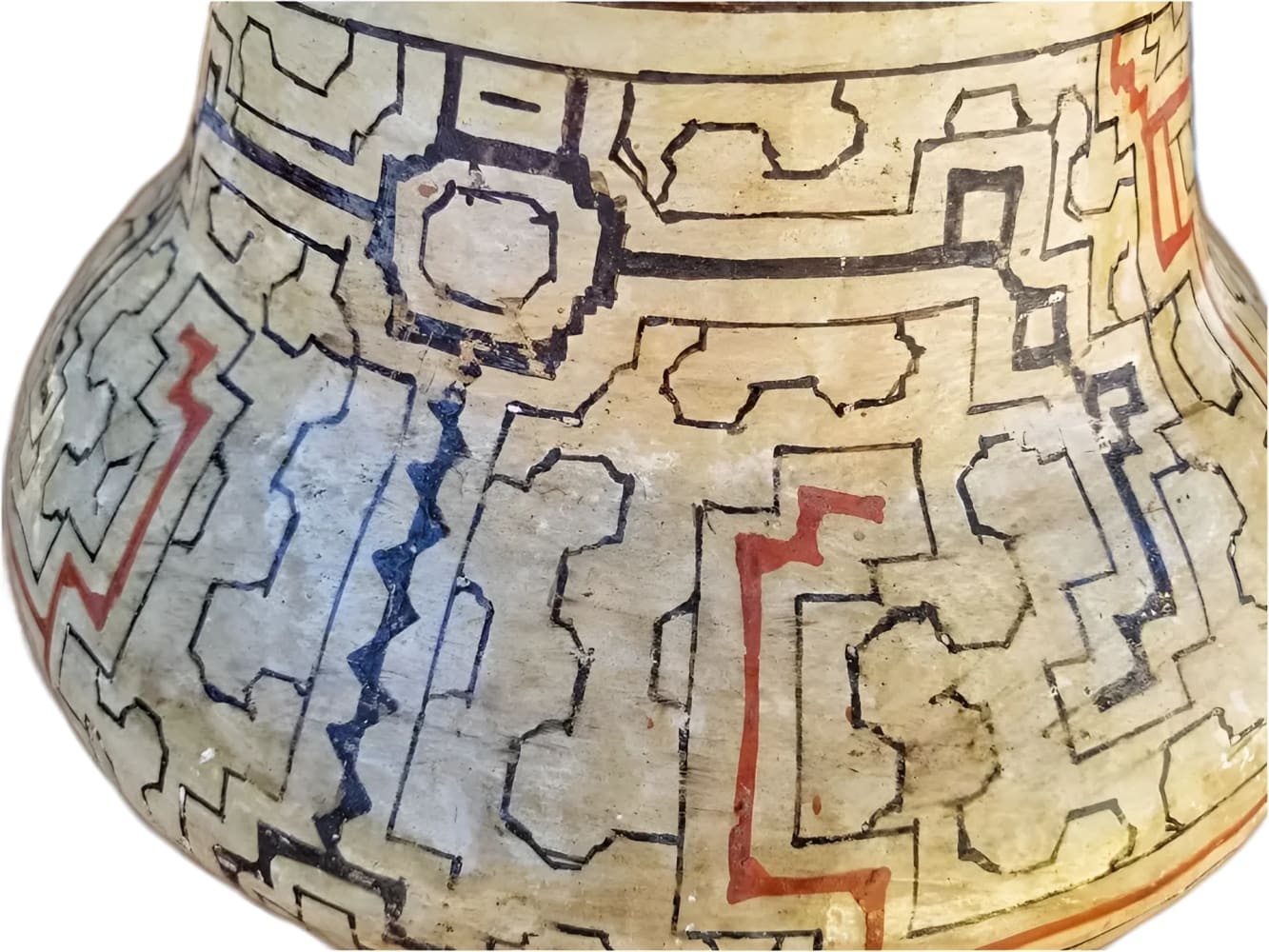 Shipibo Pottery Vase Early 20th Century SVD#3