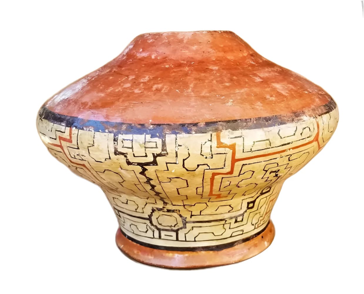 Shipibo Pottery Vase Early 20th Century SVD#3