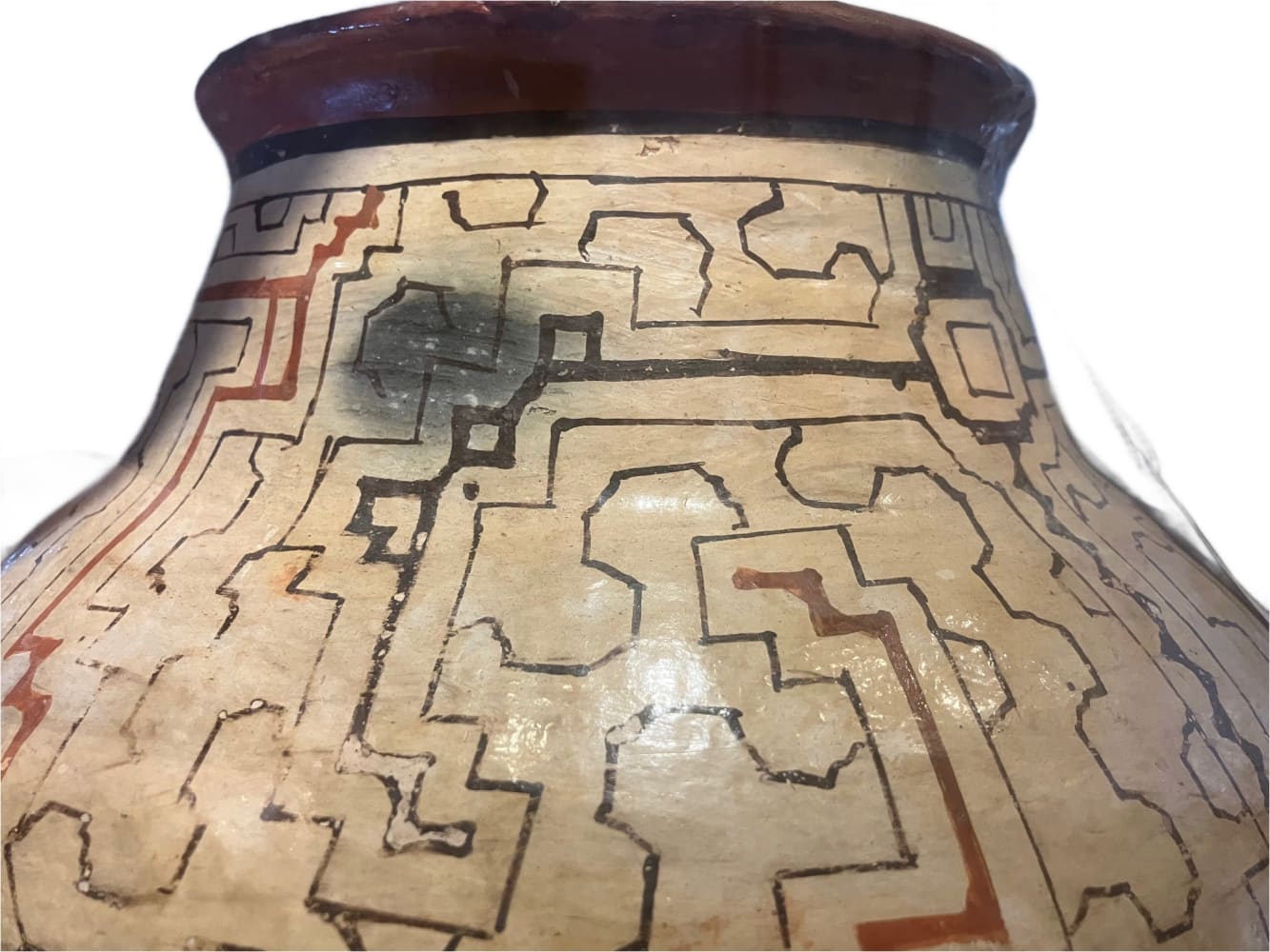 Shipibo Pottery Vase Early 20th Century SVD#3