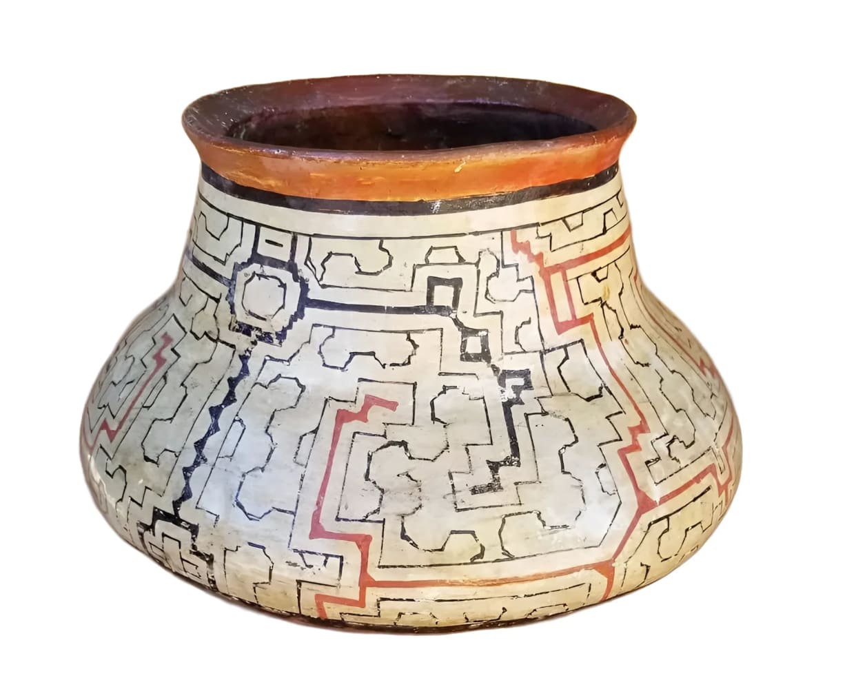 Shipibo Pottery Vase Early 20th Century SVD#3