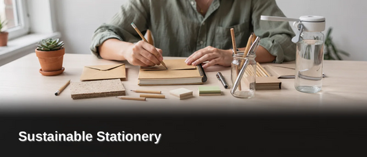 Sustainable stationery reduces the environmental harm caused by everyday writing tools. Most conventional pens