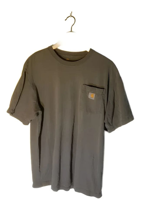 Gray Carhartt t-shirt.