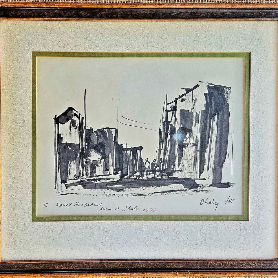 SHAUL OHALY (Israel) 1971. Dedicated to R.Henderson
