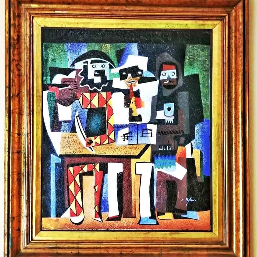 Cubism. C.Ryan tribute Picasso.