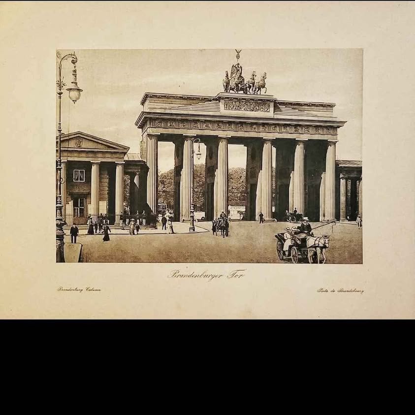 VON BERLIN ALBUM GERMAN ORIGINAL GRAPHIC PRINTING ART.