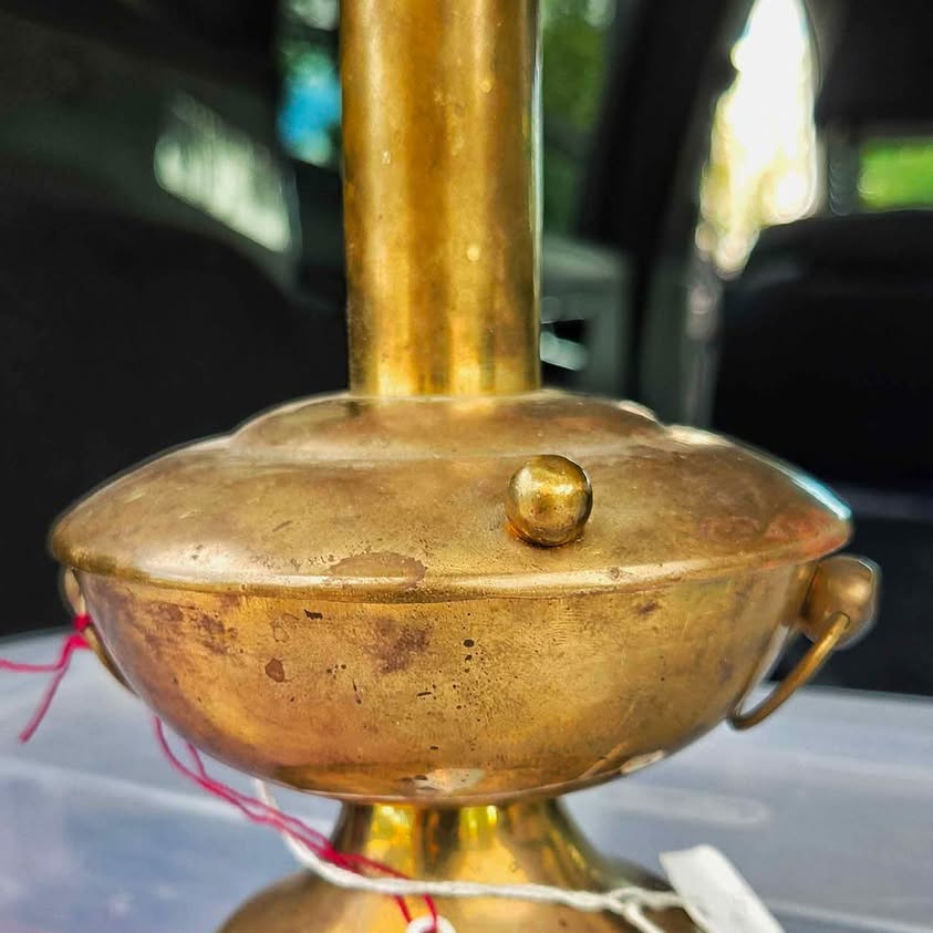 Vintage Brass Tibetan small Hot Pot