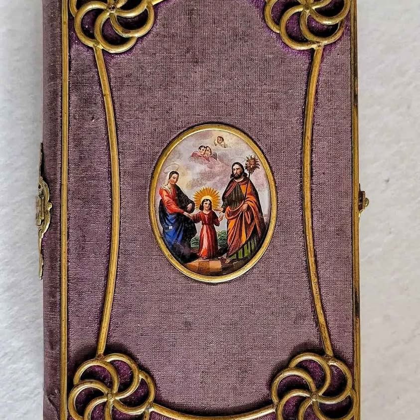ANTIQUE. El Piadoso Cristiano. Por Mariano Galvan. Print Paris 1868.