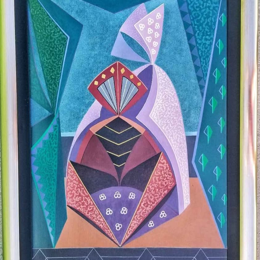 MANEQUINS, Original framed By Elisabeth M Black