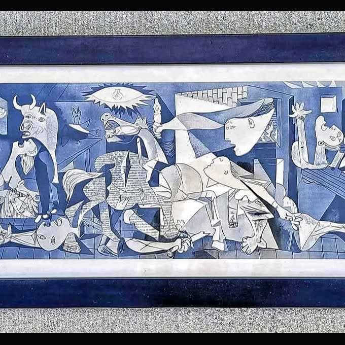 GUERNICA by PABLO PICASSO. high quality framed print reproducion.