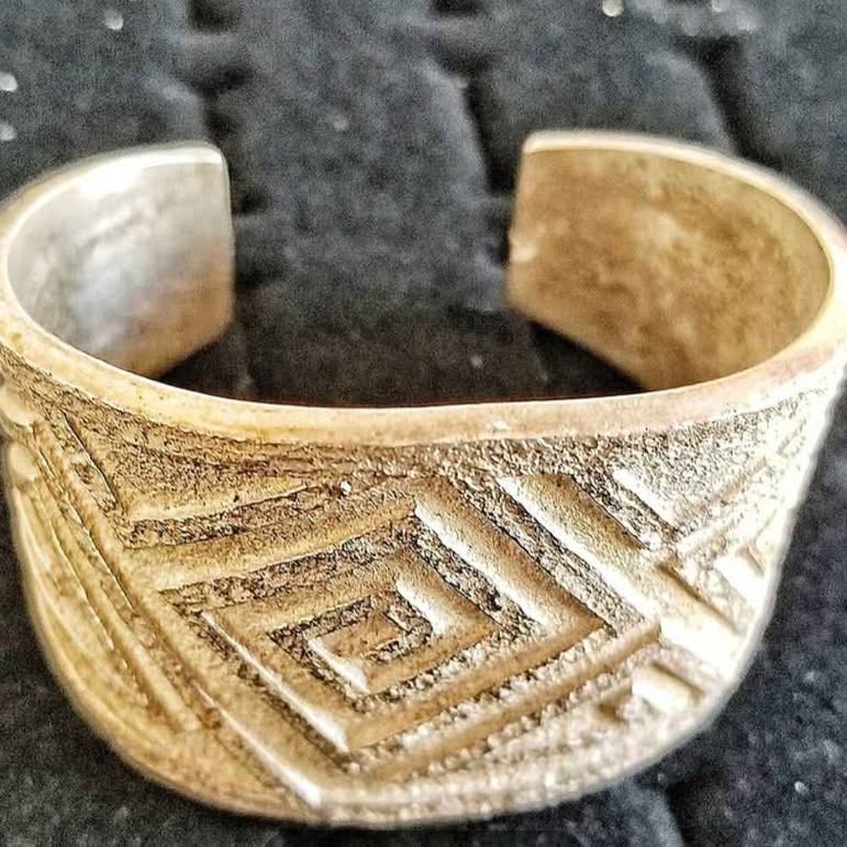 Tufa cast Unique Native American, Bracelet by Steve LaRance