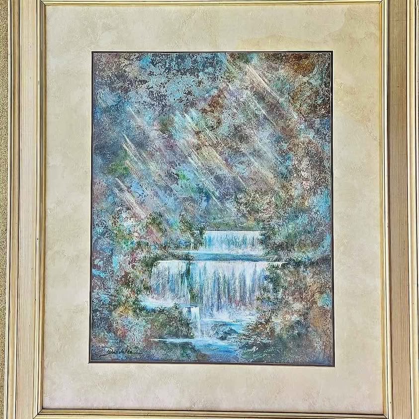By S. Diazvelez "LAVISH, LUSH & PRODIGAL Ucayali Magic Forever ! watercolors MIX. original signed"