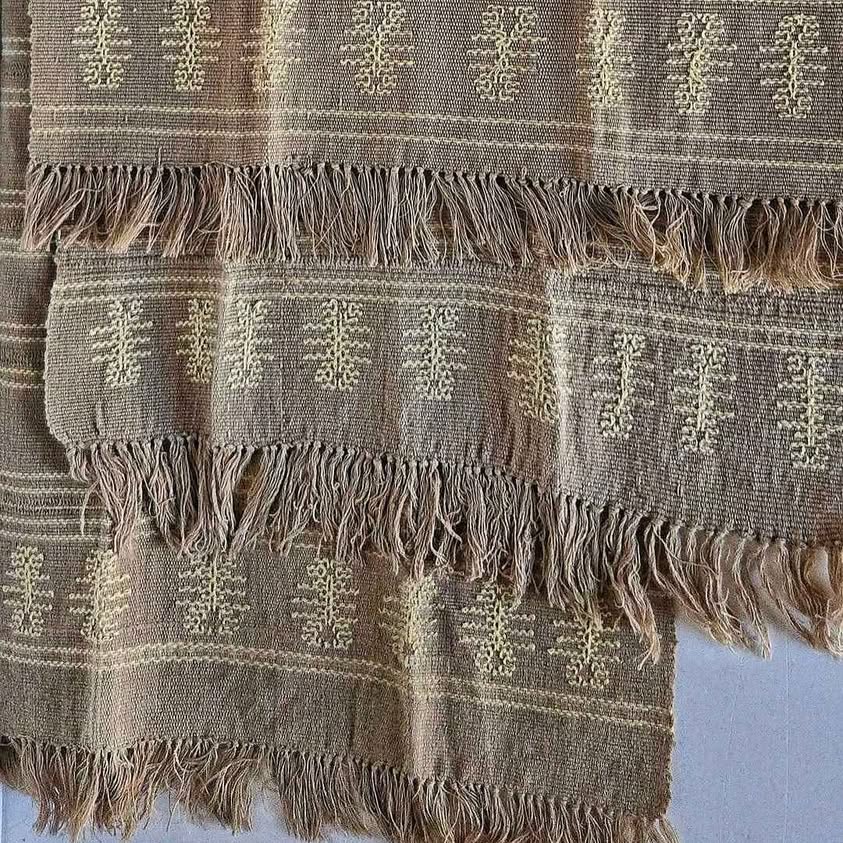 OAXACA WOOVEN in Rustic traditional Belt Loom, 3 placemates.