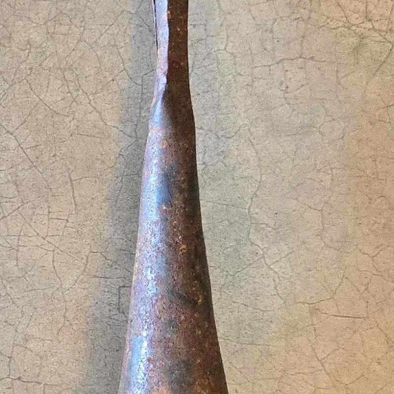 African Bell Iron Currency Handmade Hand Forged Iron Handmade Bell Ceremonial Dance Brotherhood Curr