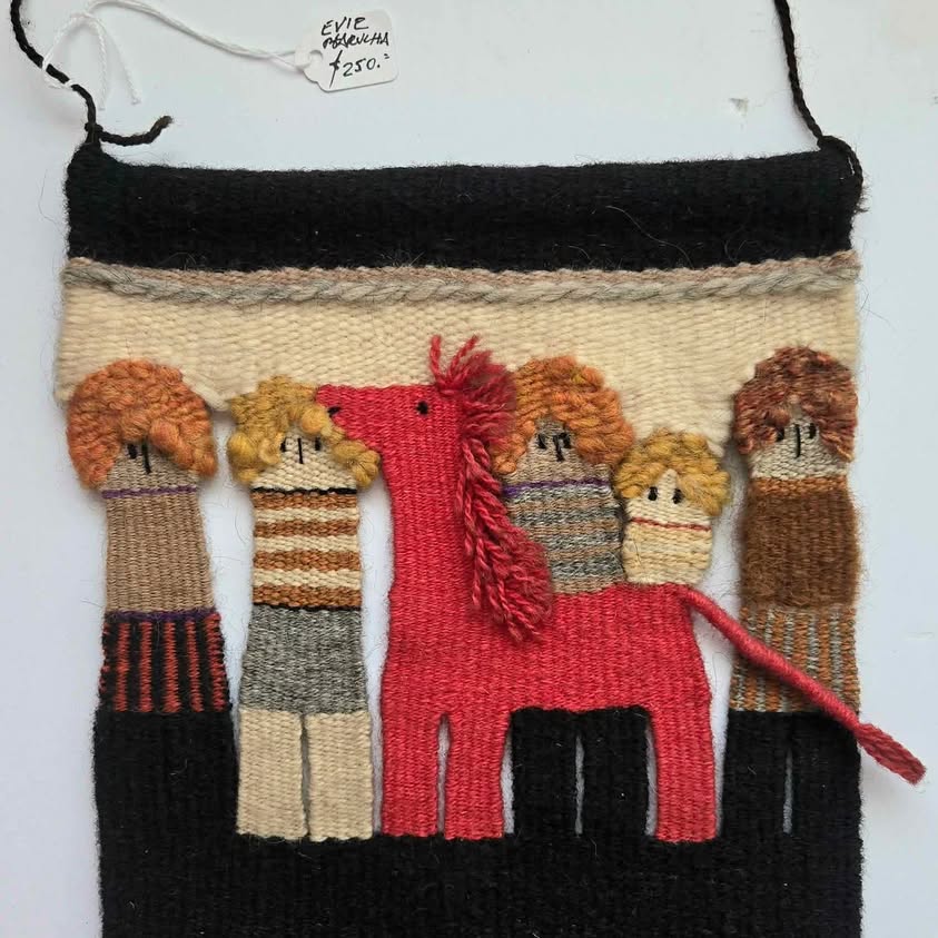 "MCM Evie Bharucha fiber art," "Jewish fiber art dolls,"