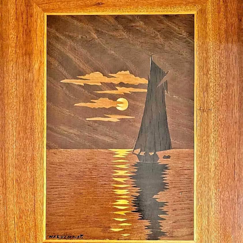 " Our Memorable nocturne sailing " marquetry to the excelsior level.