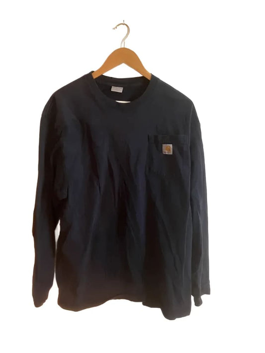 #7 Carhartt® L Black Long Sleeves Vintage T-shirt - L