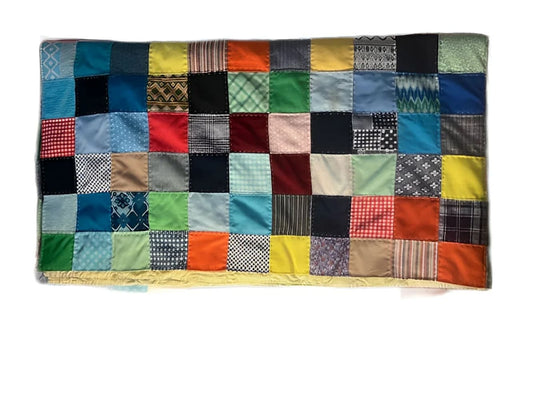 Colorful patchwork quilt