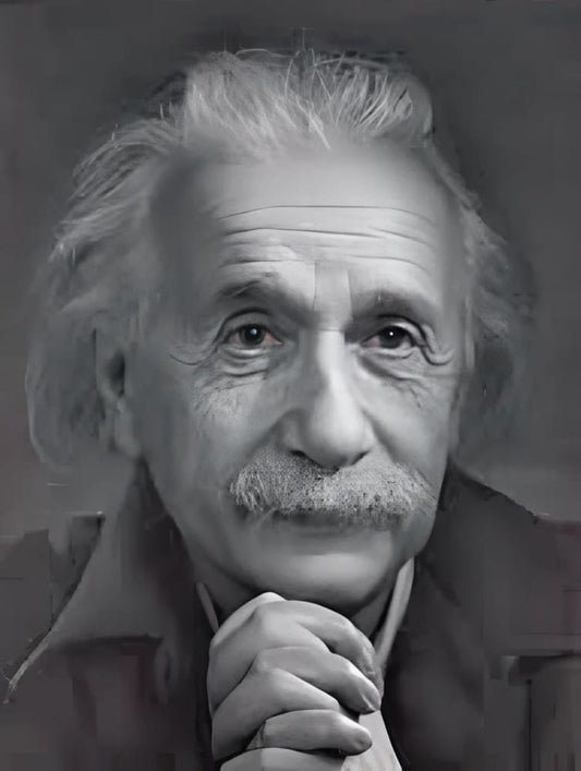 Albert Einstein portrait.