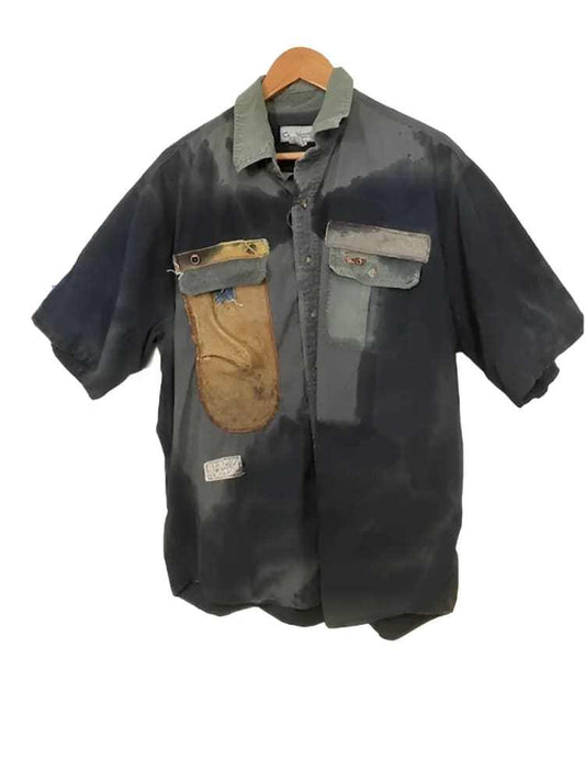 American Worker Shirt on an Upcycled Carhartt by h.m. Peavy - Re - psychles Vintage Shop & Art Gallery