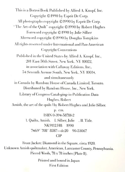 Copyright page from a book.