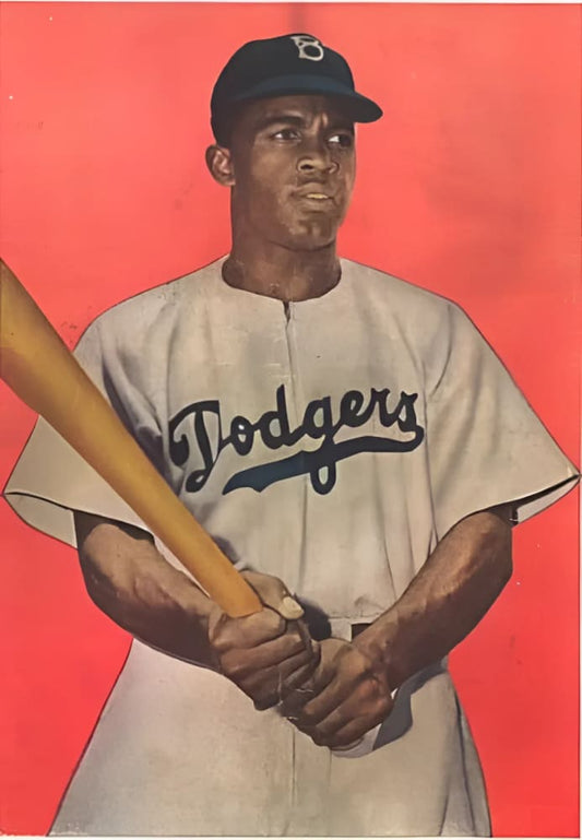 Jackie Robinson baseball card.