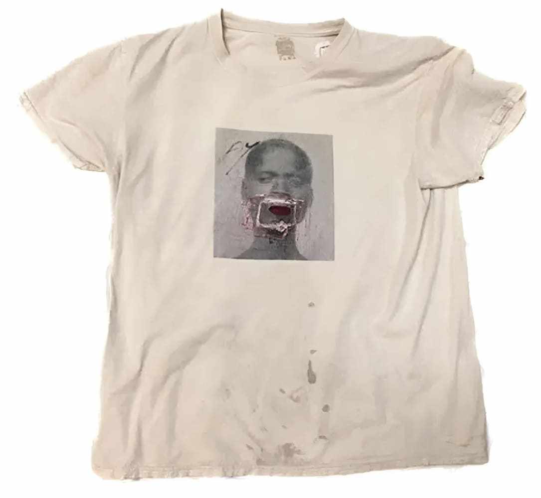 Black Woman T-shirt by h.m. Peavy No.4 - Re - psychles Vintage Shop & Art Gallery