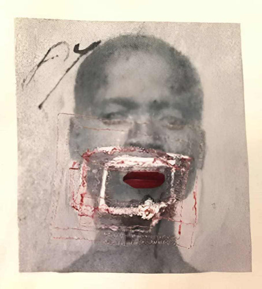 Black Woman T-shirt by h.m. Peavy No.4 - Re - psychles Vintage Shop & Art Gallery