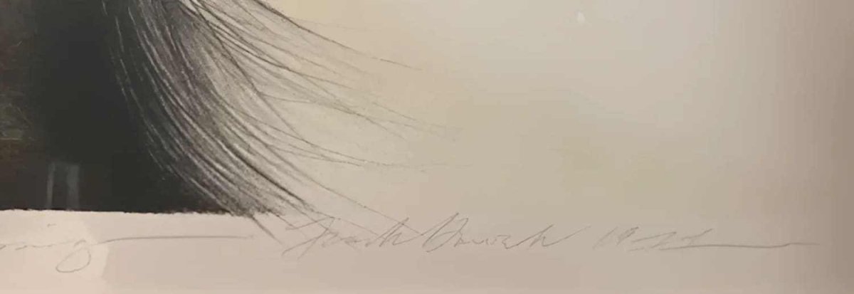 Frank Howell's Ceremonial Passing Lithograph 35/75 Edition - Re - psychles Vintage Shop & Art Gallery