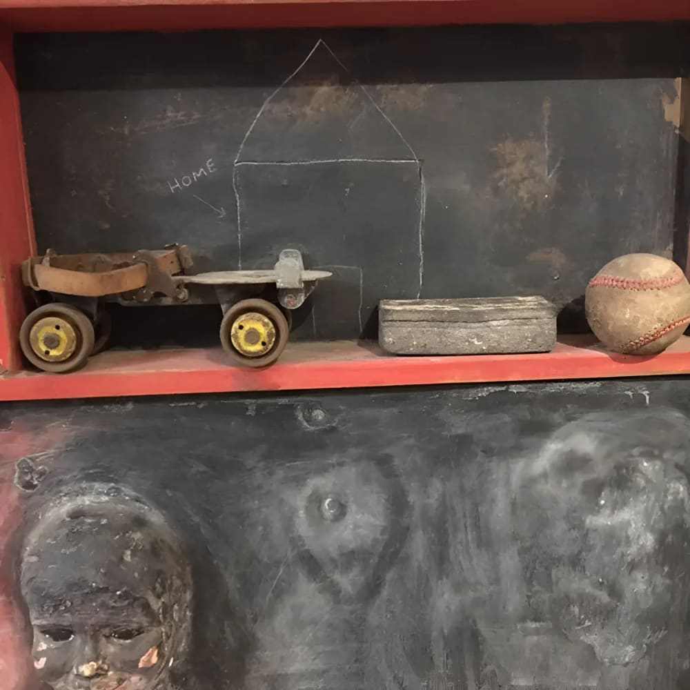 h.m. Peavy’s Schoolhouse Assemblage & Construction 1984 - Re - psychles Vintage Shop & Art Gallery