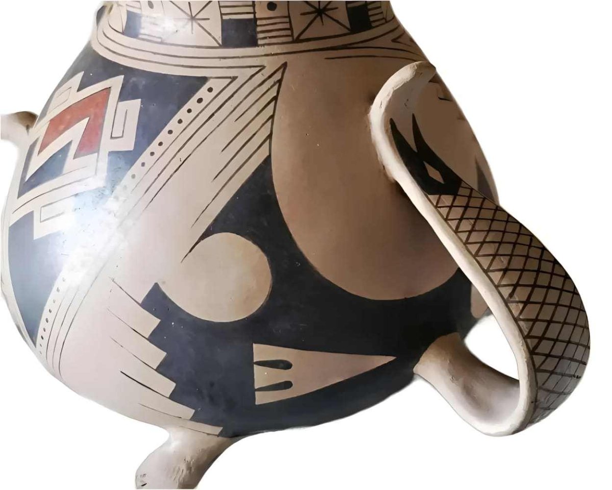 Juan Quezada Signed Fat Mouse Pottery - Re - psychles Vintage Shop & Art Gallery