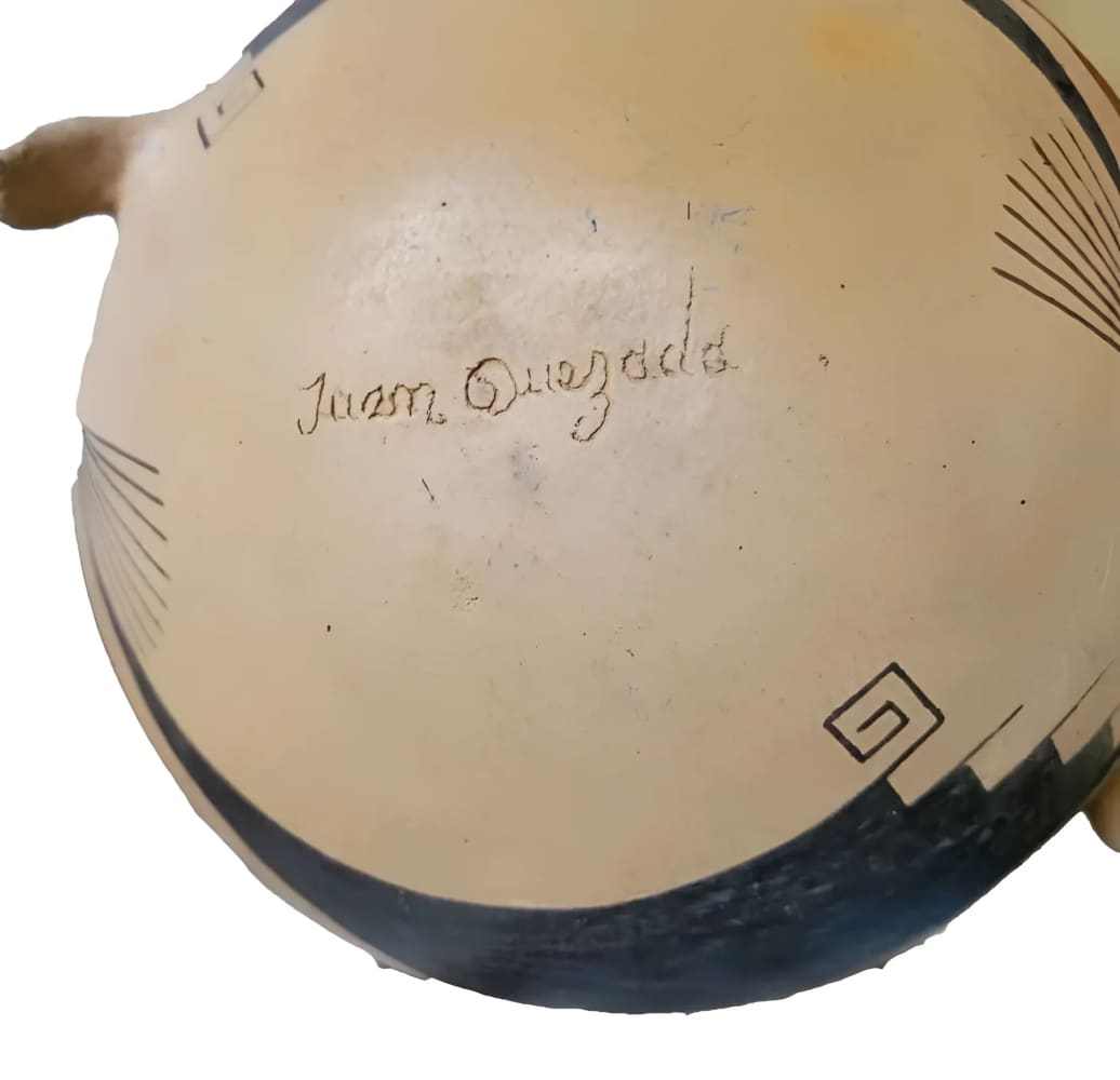 Juan Quezada Signed Fat Mouse Pottery - Re - psychles Vintage Shop & Art Gallery